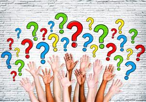 hands and question marks 